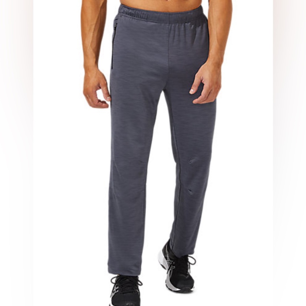 Asics men's FP pants performance training quick dry pockets‎ joggers grey 3XL